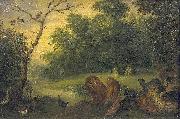 Jan Brueghel Paradise with the Fall of Adam and Eve oil painting reproduction